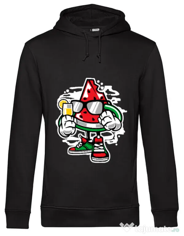 Hoodie barbat cu gluga Stay Fresh Negru