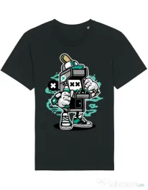 Tricou STANLEY STELLA barbat Game On 2 Negru