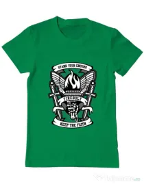 Tricou ADLER barbat Torch Verde mediu