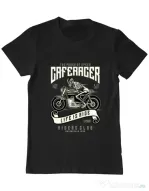 Tricou ADLER barbat Speed of Caferacer Negru