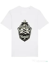 Tricou STANLEY STELLA barbat Lighthouse Alb