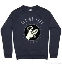 Bluza ADLER barbat Key Of Life Denim inchis