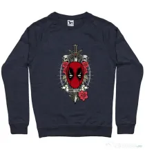 Bluza ADLER barbat Hard To Kill Denim inchis