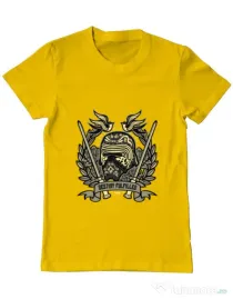 Tricou ADLER barbat Destiny Fulfilled Galben