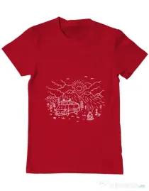 Tricou ADLER barbat Wander Rosu