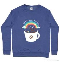 Bluza ADLER barbat Coffeemagination Albastru melanj
