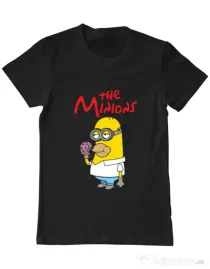Tricou ADLER barbat The Minions Negru