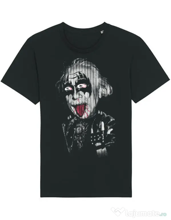 Tricou STANLEY STELLA barbat Albert Rockeinstein Negru