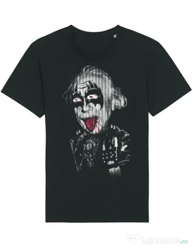 Tricou STANLEY STELLA barbat Albert Rockeinstein Negru