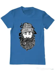 Tricou ADLER barbat Sailor Man Albastru azuriu