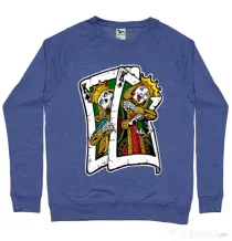 Bluza ADLER barbat CARD Albastru melanj
