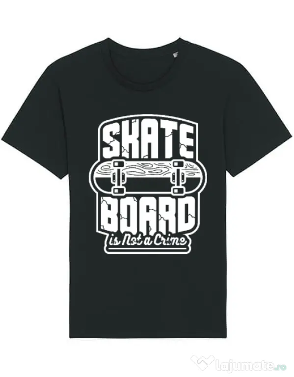 Tricou STANLEY STELLA barbat Skate Board Negru