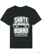 Tricou STANLEY STELLA barbat Skate Board Negru