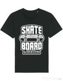 Tricou STANLEY STELLA barbat Skate Board Negru
