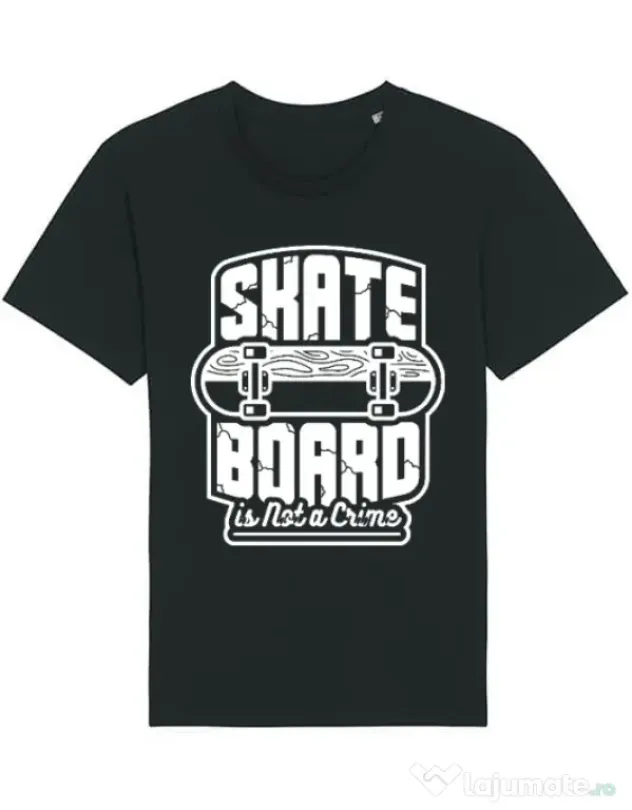 Tricou STANLEY STELLA barbat Skate Board Negru