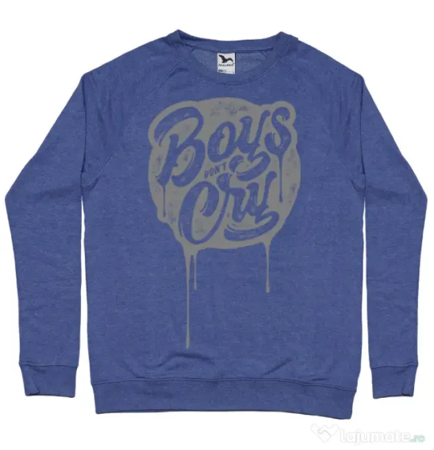 Bluza ADLER barbat Boys Dont Cry Albastru melanj
