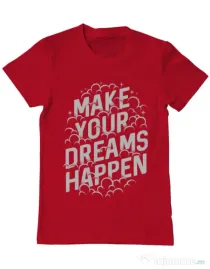 Tricou ADLER barbat Make your dreams happen Rosu