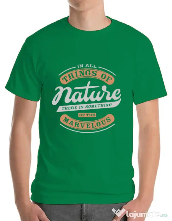 Tricou ADLER barbat Nature Verde mediu
