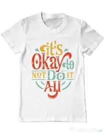 Tricou ADLER barbat Its ok Alb
