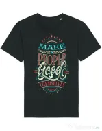 Tricou STANLEY STELLA barbat Make people feel good Negru