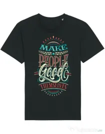 Tricou STANLEY STELLA barbat Make people feel good Negru