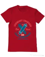Tricou ADLER barbat Legendary Longboard Rosu