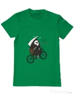 Tricou ADLER barbat Back to Boo Verde mediu