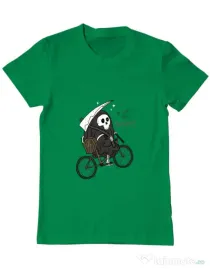 Tricou ADLER barbat Back to Boo Verde mediu