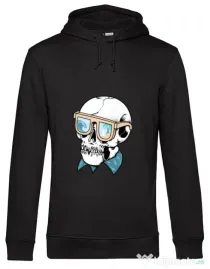 Hoodie barbat cu gluga Skull Holiday Negru