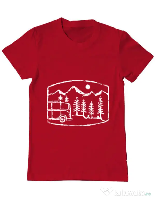 Tricou ADLER barbat Vanture Rosu