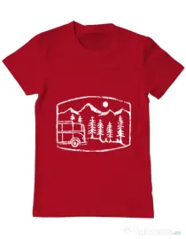 Tricou ADLER barbat Vanture Rosu