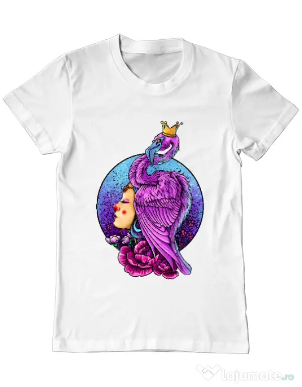 Tricou ADLER barbat Queen Alb