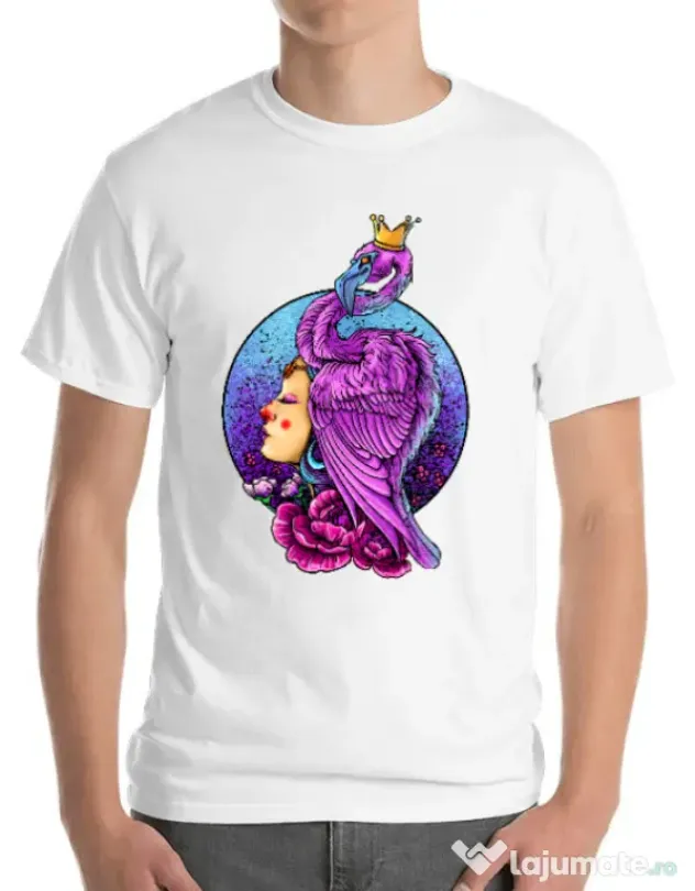 Tricou ADLER barbat Queen Alb