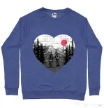 Bluza ADLER barbat Hike and Love Albastru melanj