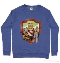 Bluza ADLER barbat The Barbarian Albastru melanj