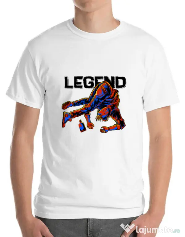 Tricou ADLER barbat LEGEND Alb