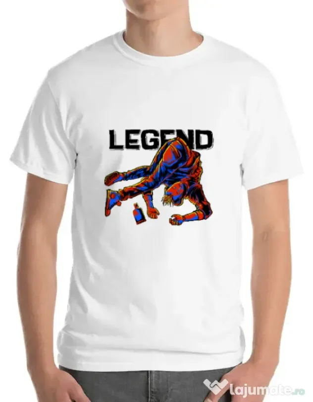 Tricou ADLER barbat LEGEND Alb