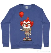 Bluza ADLER barbat NICE CLOWN Albastru melanj