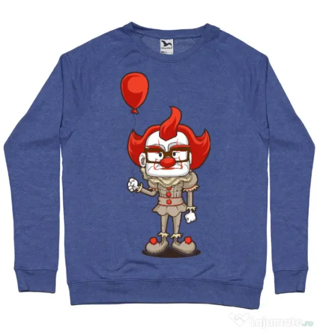 Bluza ADLER barbat NICE CLOWN Albastru melanj
