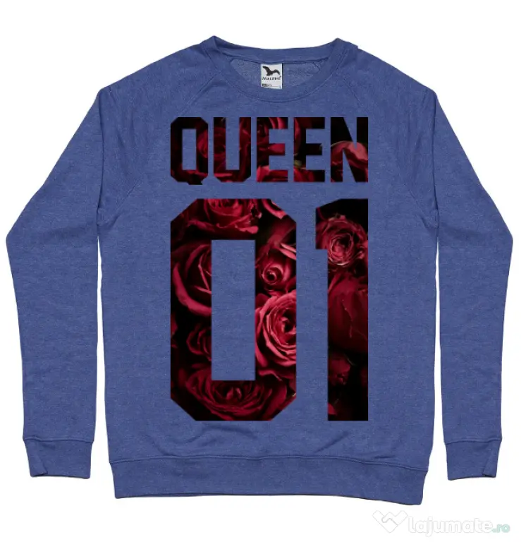Bluza ADLER barbat Flower queen Albastru melanj