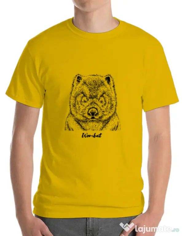 Tricou ADLER barbat Wombat Galben