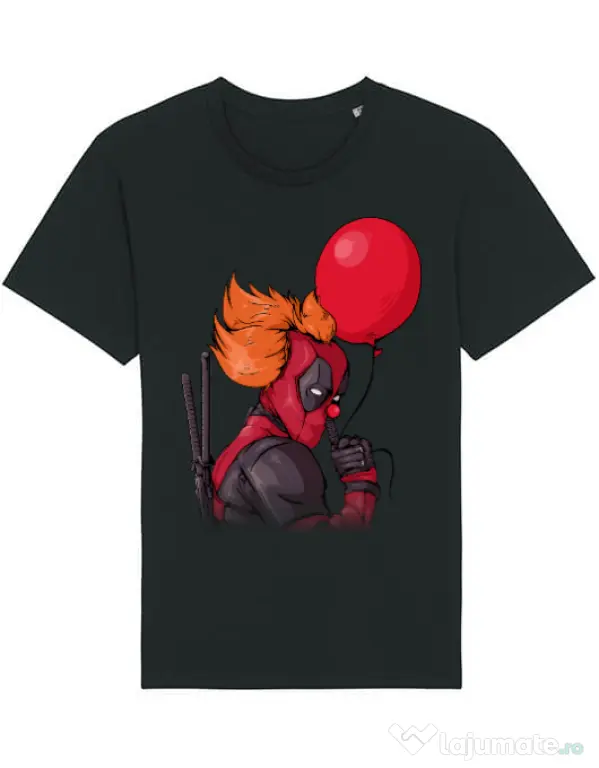 Tricou STANLEY STELLA barbat IT is Deadpool Negru
