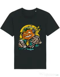 Tricou STANLEY STELLA barbat Pumpkin Music Negru
