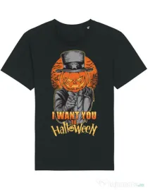 Tricou STANLEY STELLA barbat I want you to halloween Negru