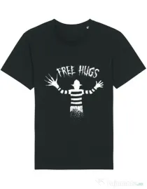 Tricou STANLEY STELLA barbat Free hugs Negru