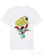 Tricou STANLEY STELLA barbat Captain obvious Alb