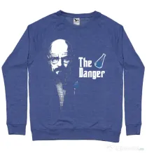Bluza ADLER barbat Tricou The danger Albastru melanj