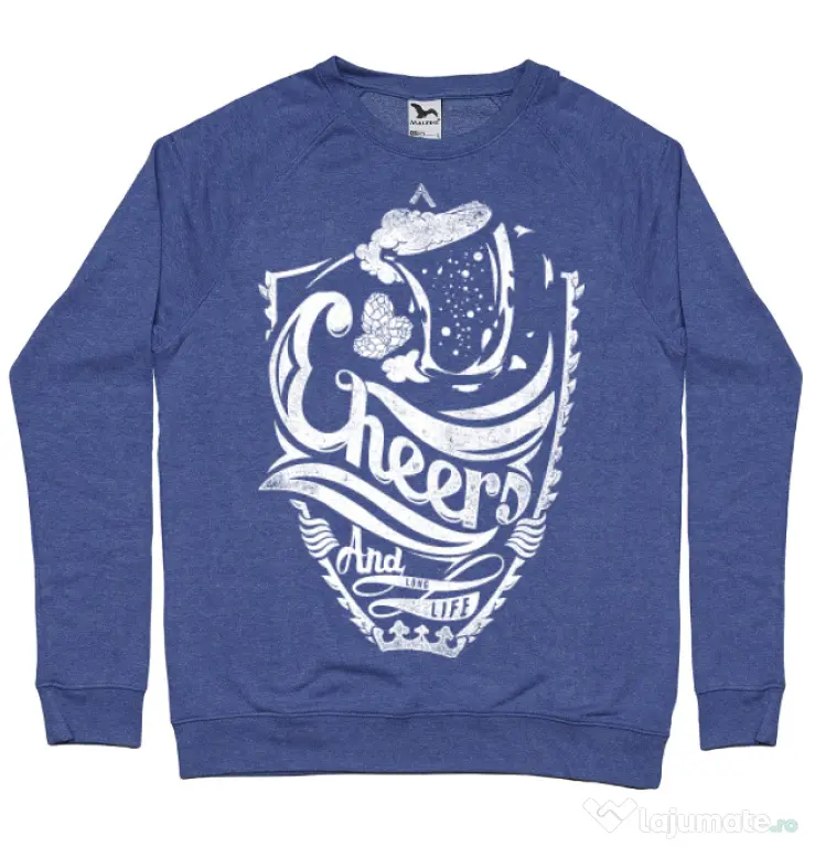 Bluza ADLER barbat Cheers Albastru melanj