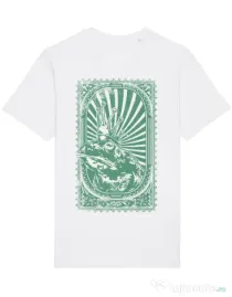 Tricou STANLEY STELLA barbat Frog king Alb