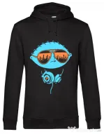 Hoodie barbat cu gluga Dj Stewie Negru